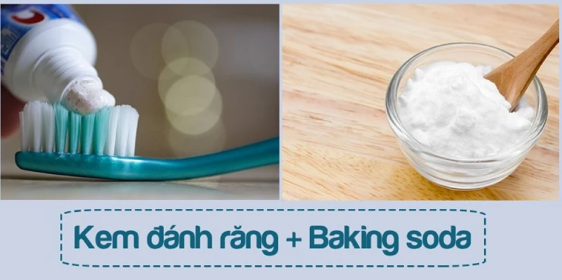 Tẩy ố kính ô tô bằng kem đánh răng hoặc baking soda