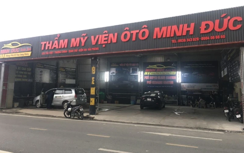 Thẩm mỹ viện ô tô Minh Đức