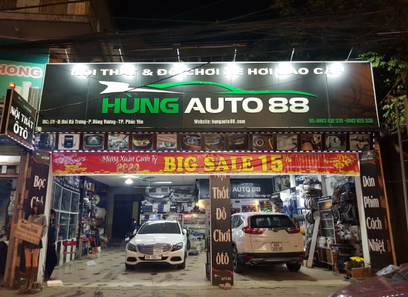 Hùng Auto 88 – Đại lý dán phim cách nhiệt ô tô tại Vĩnh Phúc 