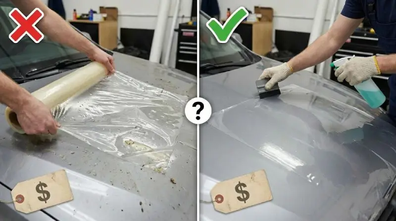 Cách Dán PPF Ô Tô Giá Rẻ Mà VẪN An Toàn