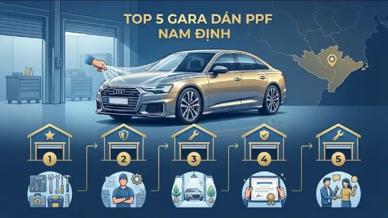 Review 5 Gara Dán PPF Chuyên Nghiệp Tại Nam Định (Ninh Bình Mới)