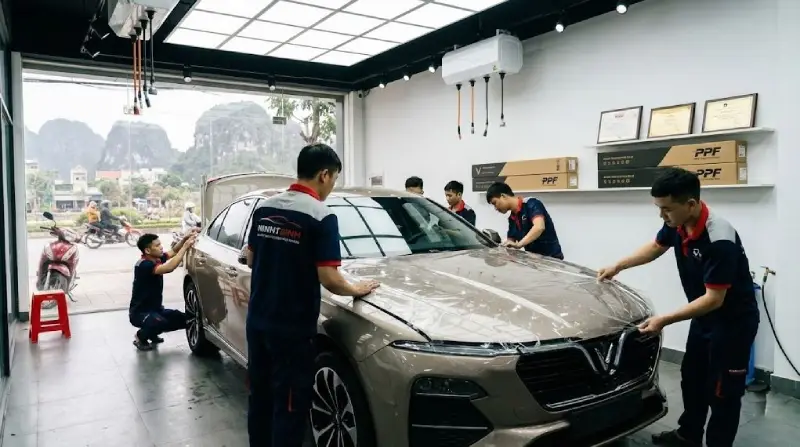 Kinh nghiệm chọn địa chỉ dán PPF ô tô uy tín tại Ninh Bình